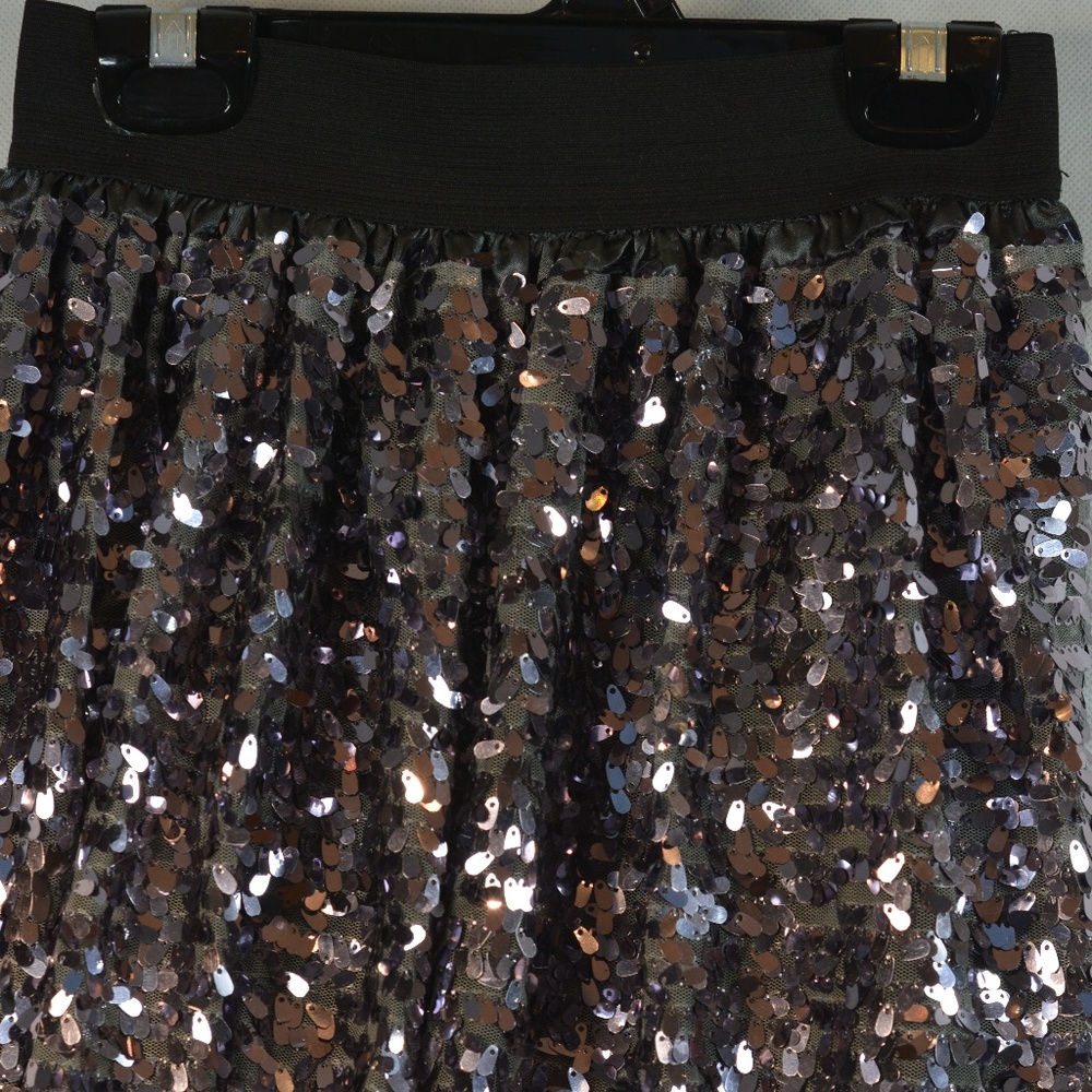 Sequined Miniskirt SZ 8 Girls 1989 PLACE